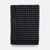 Stitch Black + White Bath Towel