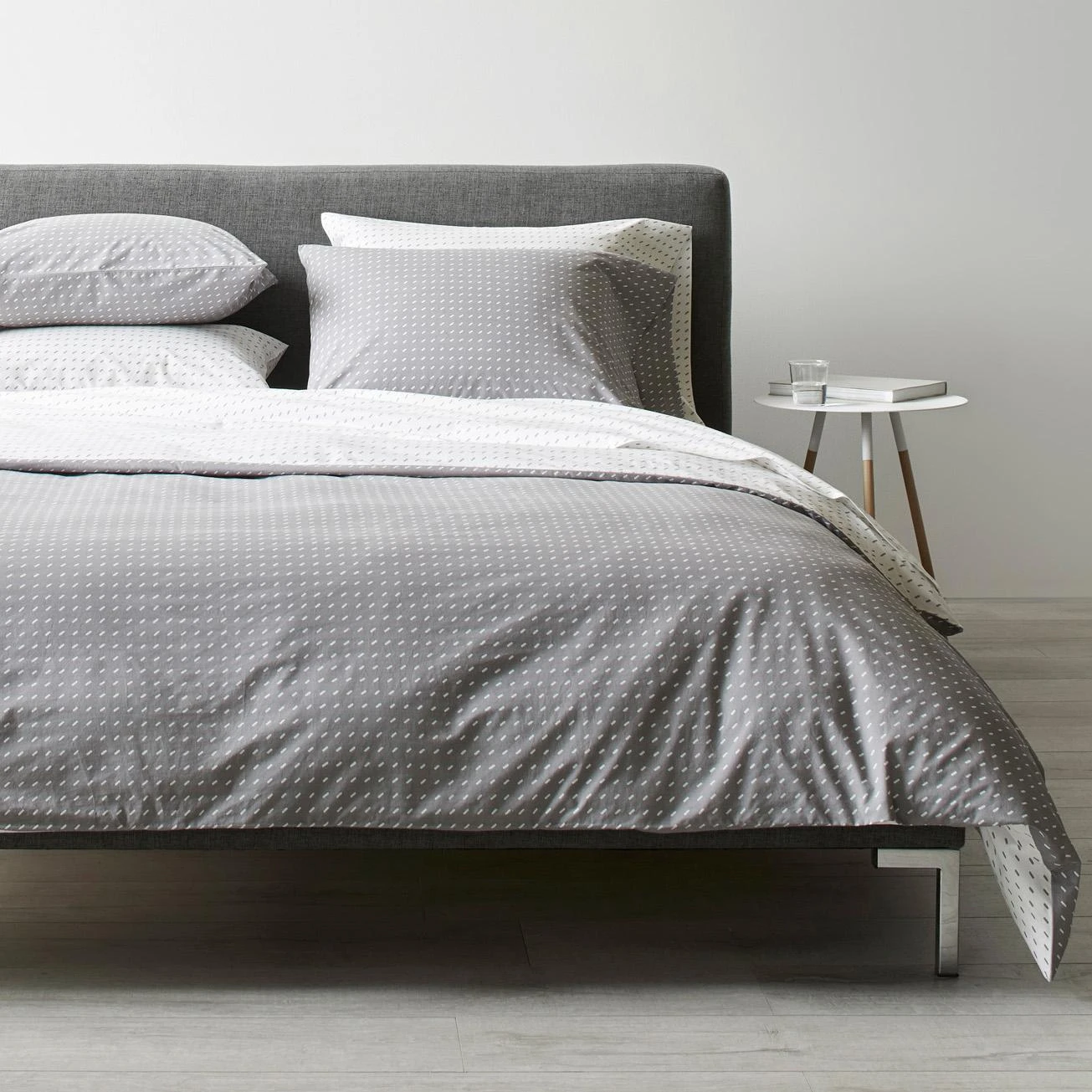 Stitch Pewter + White Pillowcase Set - Image 5