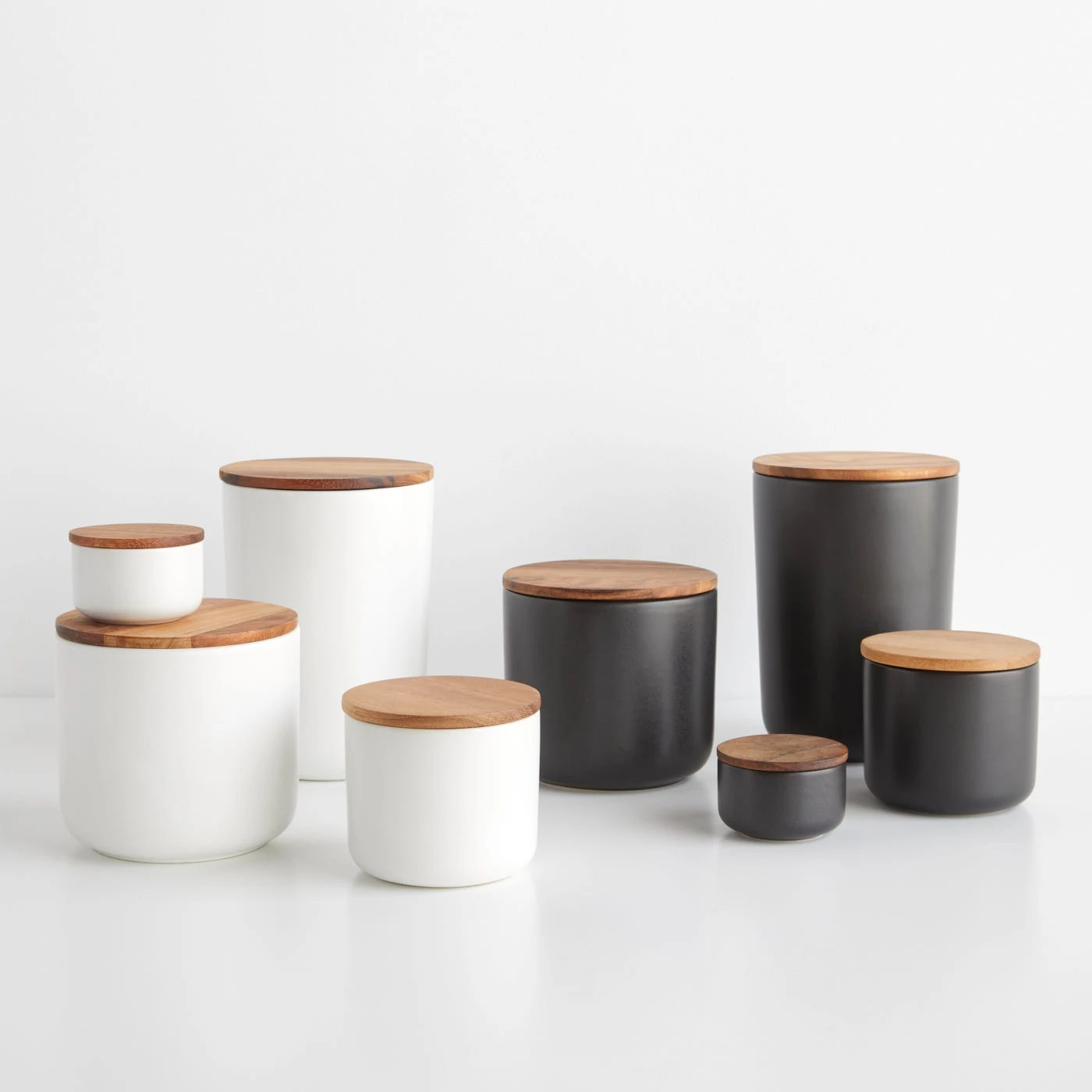 Stoneware White Containers - Image 3