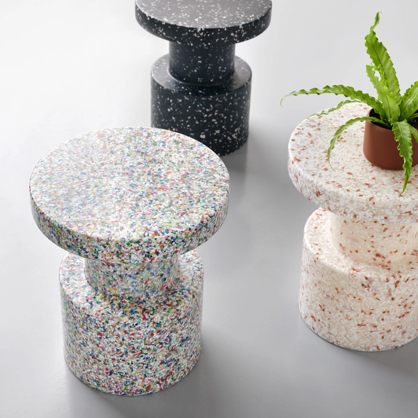 Bit White Stool - Image 5