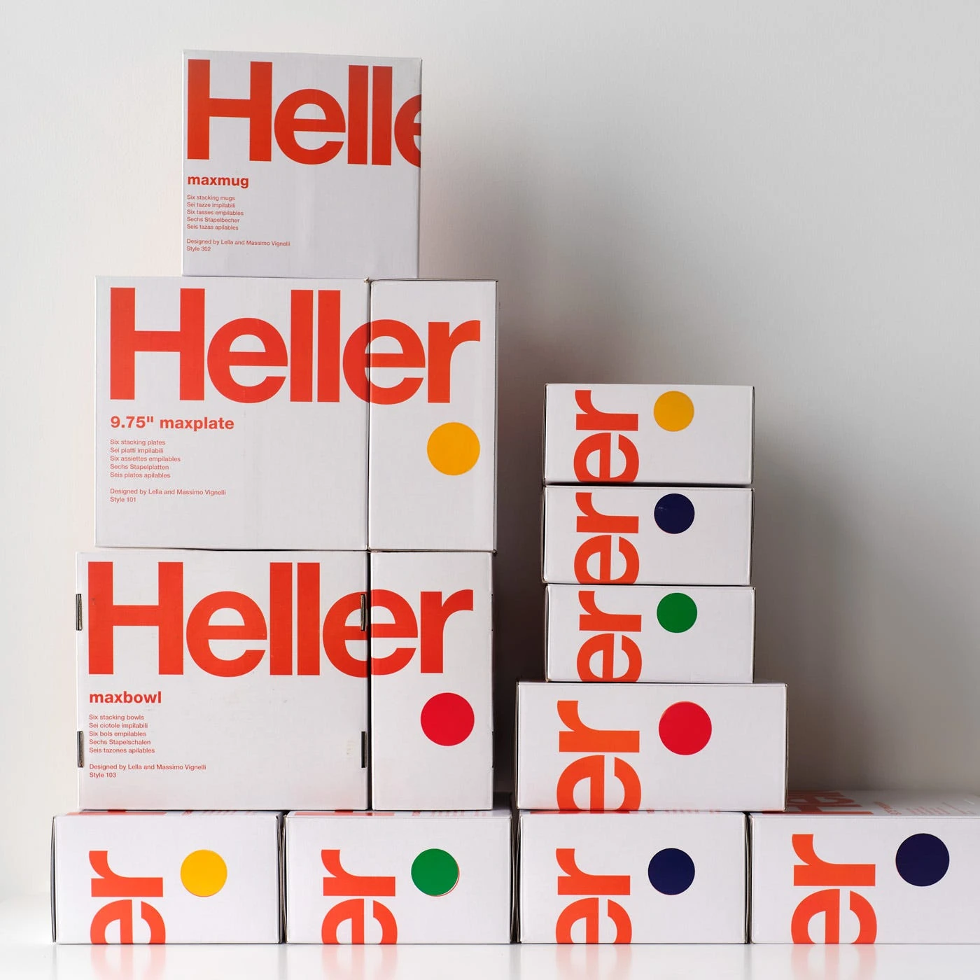 Heller Yellow Mugs Set Of 6 - Image 6