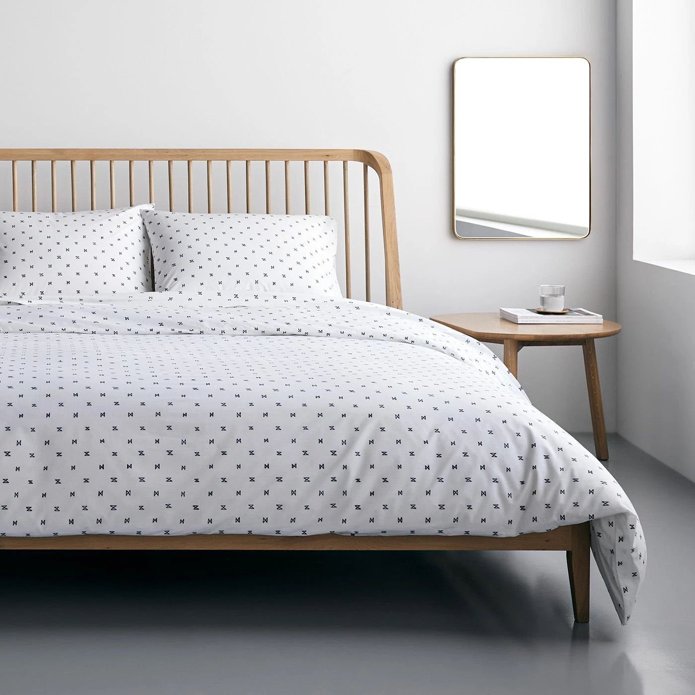 Sashi Geo Navy Duvet Cover - Image 6