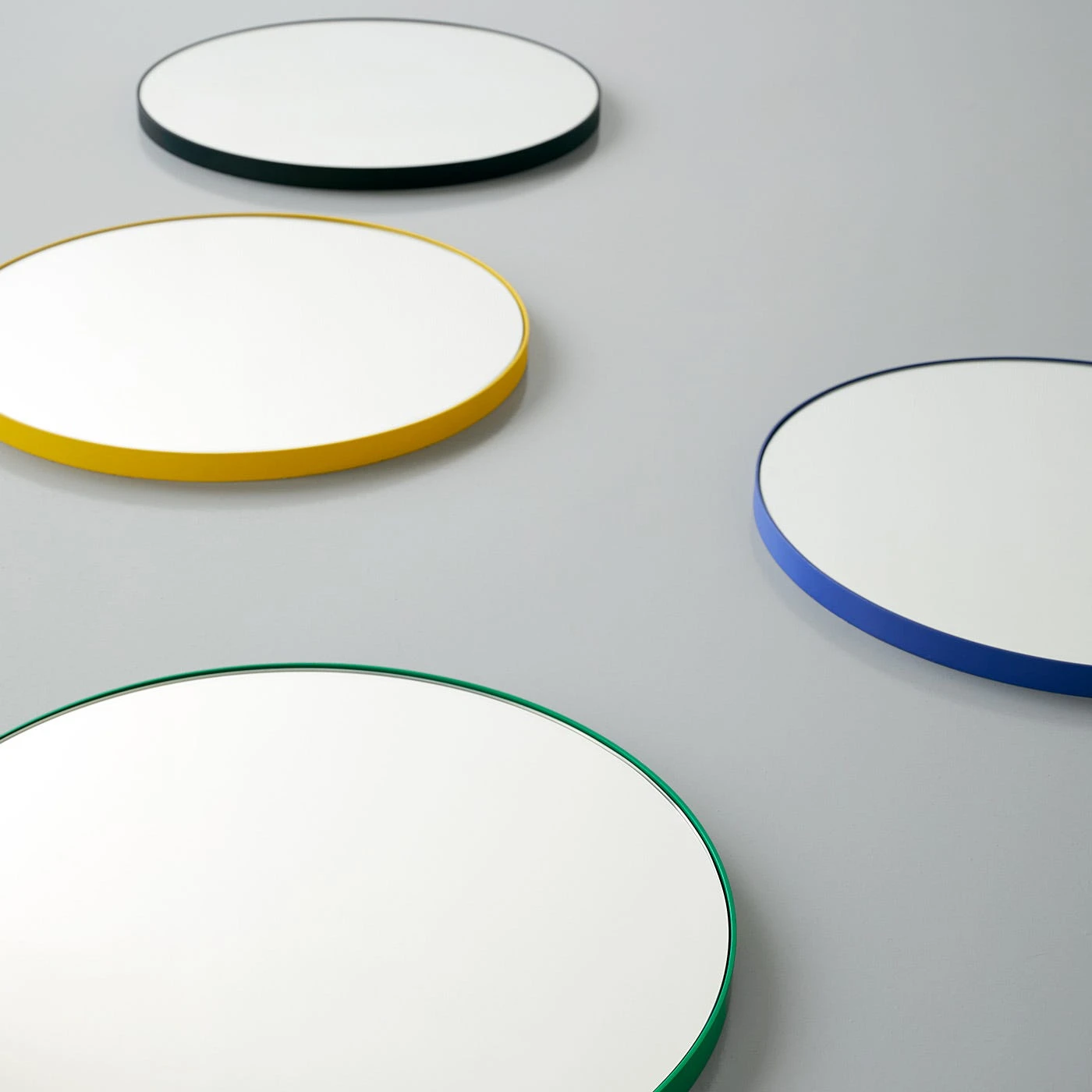 Black Round Wall Mirror 20" - Image 6