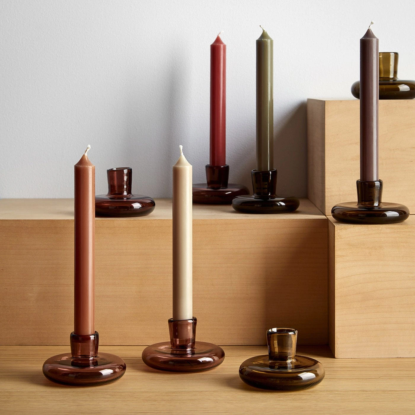 Khaki Taper Candles Set Of 12 - Image 4