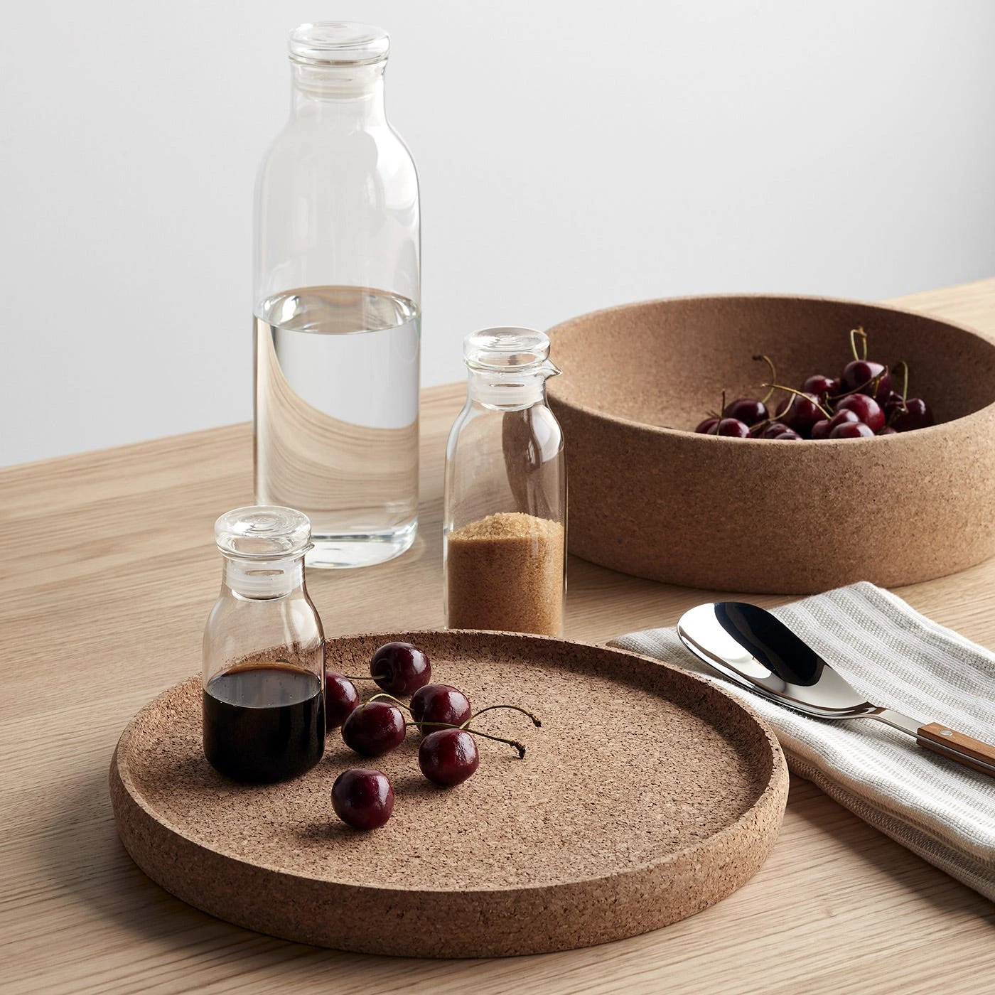 Oxford Stripe Natural Linen Teatowel - Image 7