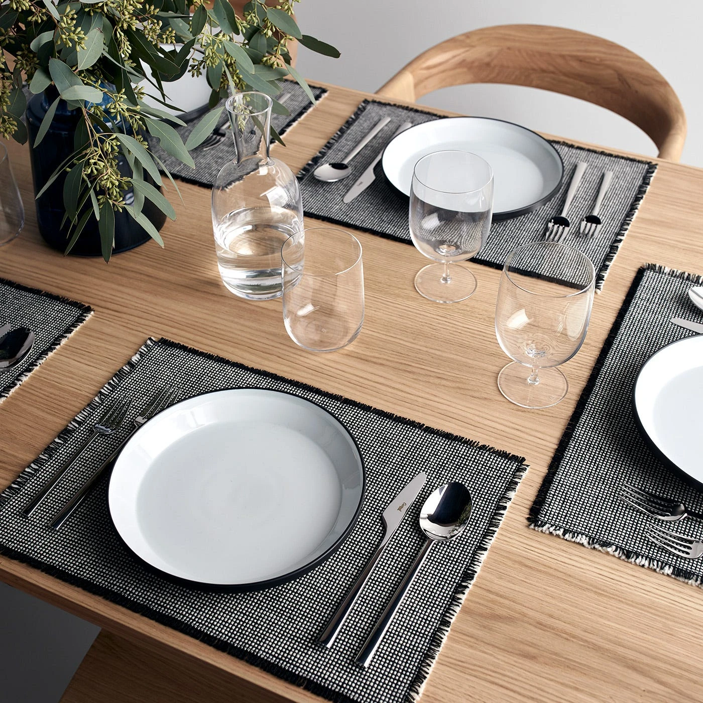 Mourne Check Granite Placemats Set Of 4 - Image 9