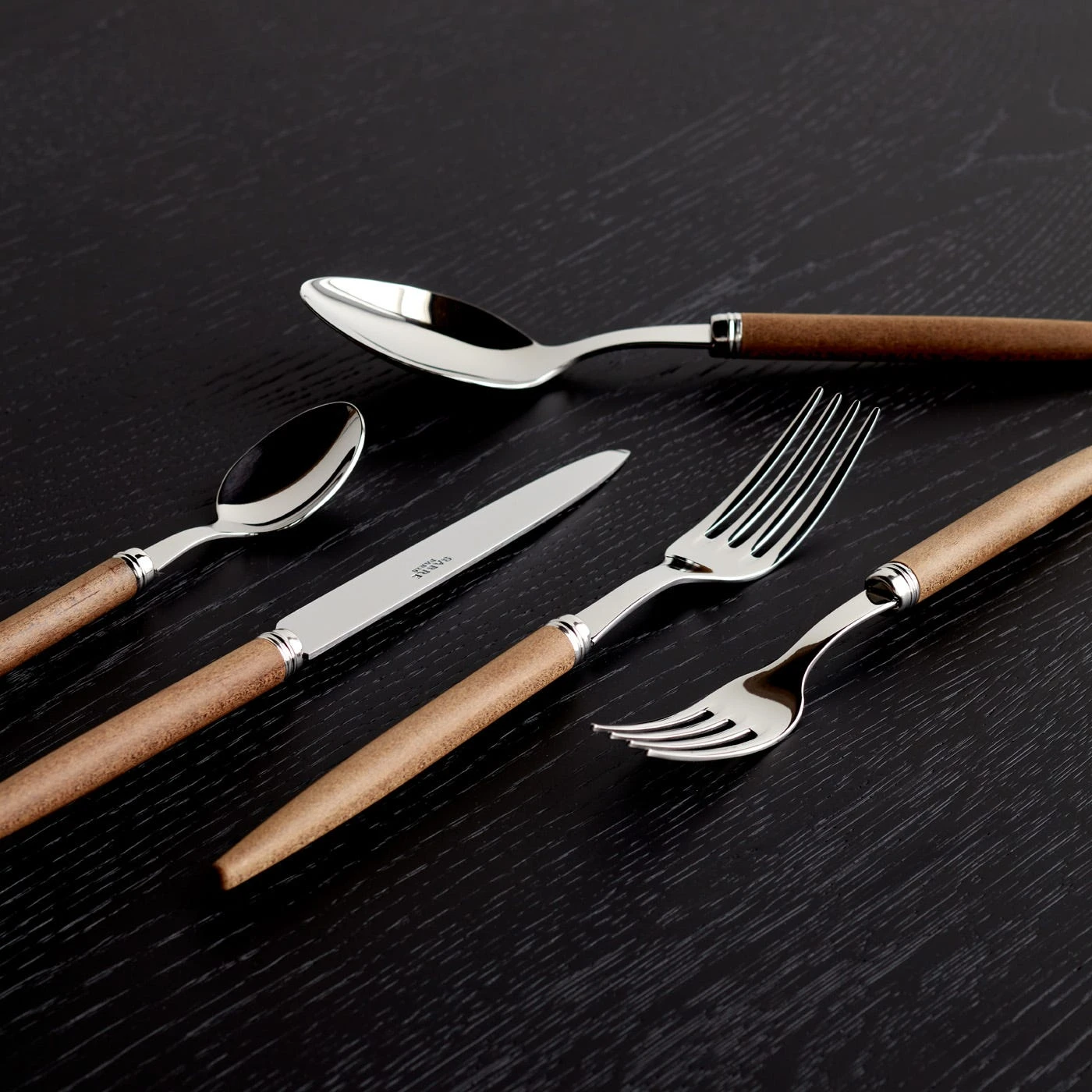 Jonc Dark 5pc Flatware Set - Image 7