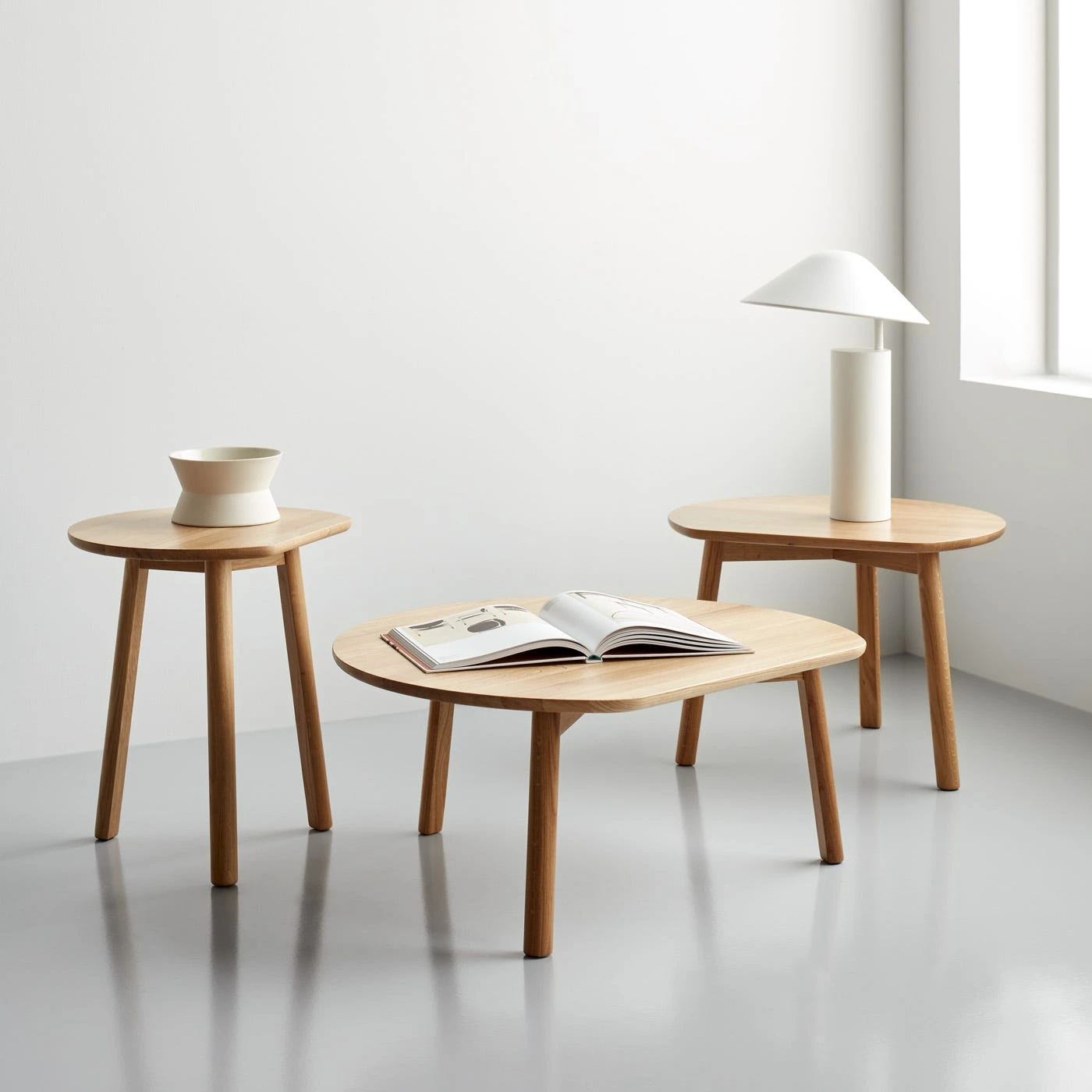 YYY Oak Coffee Table 31.5" - Image 7