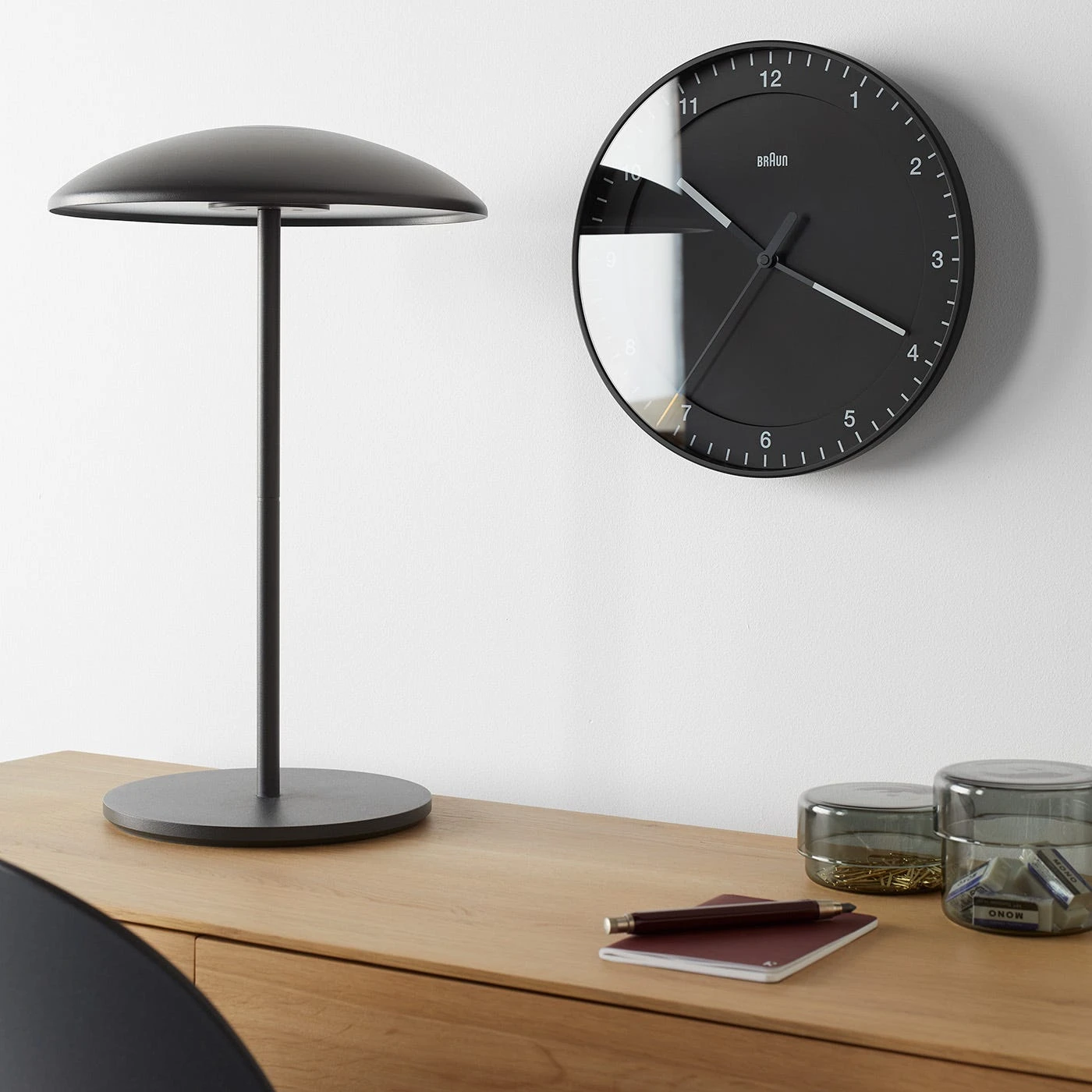 Braun BC17 Black Wall Clock - Image 4