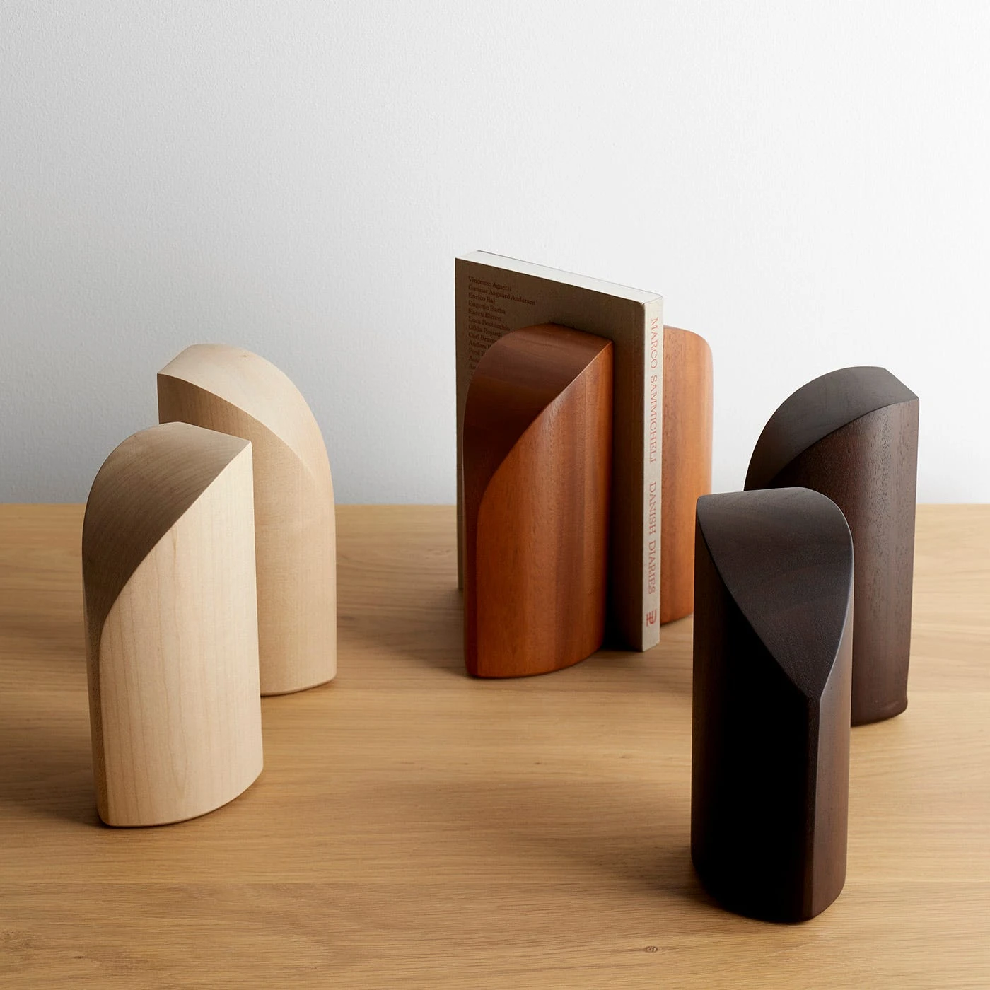 PI Mahogany Bookends Set Of 2 - Image 5