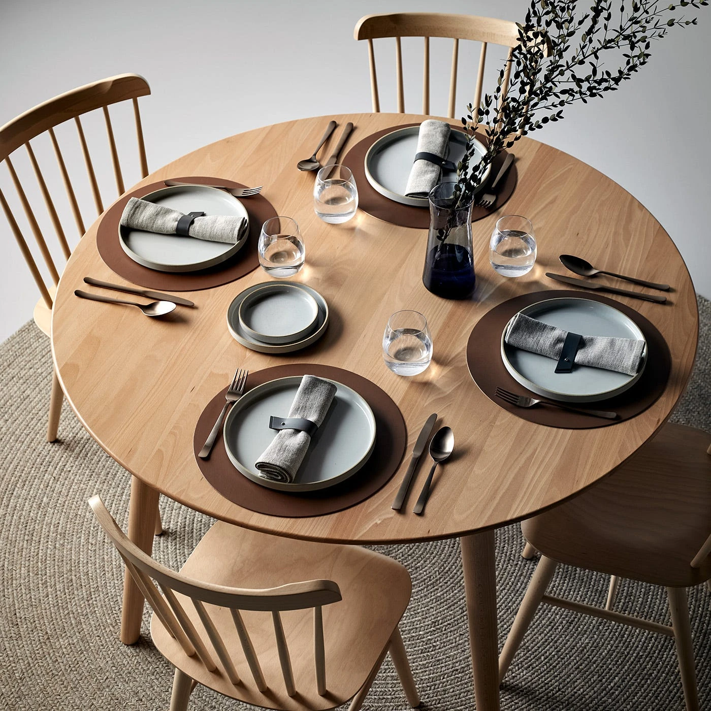 Black Leather Napkin Holders Set Of 4 - Image 5