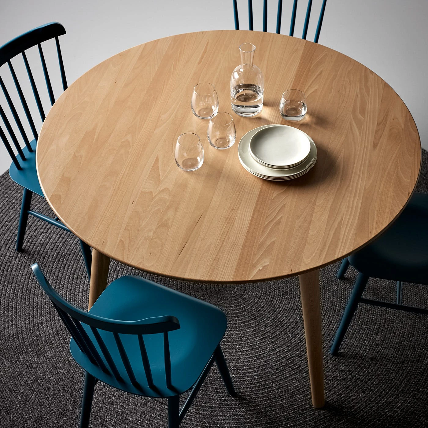 Tate Graphite Braided Round Rug 7'6" - Image 8