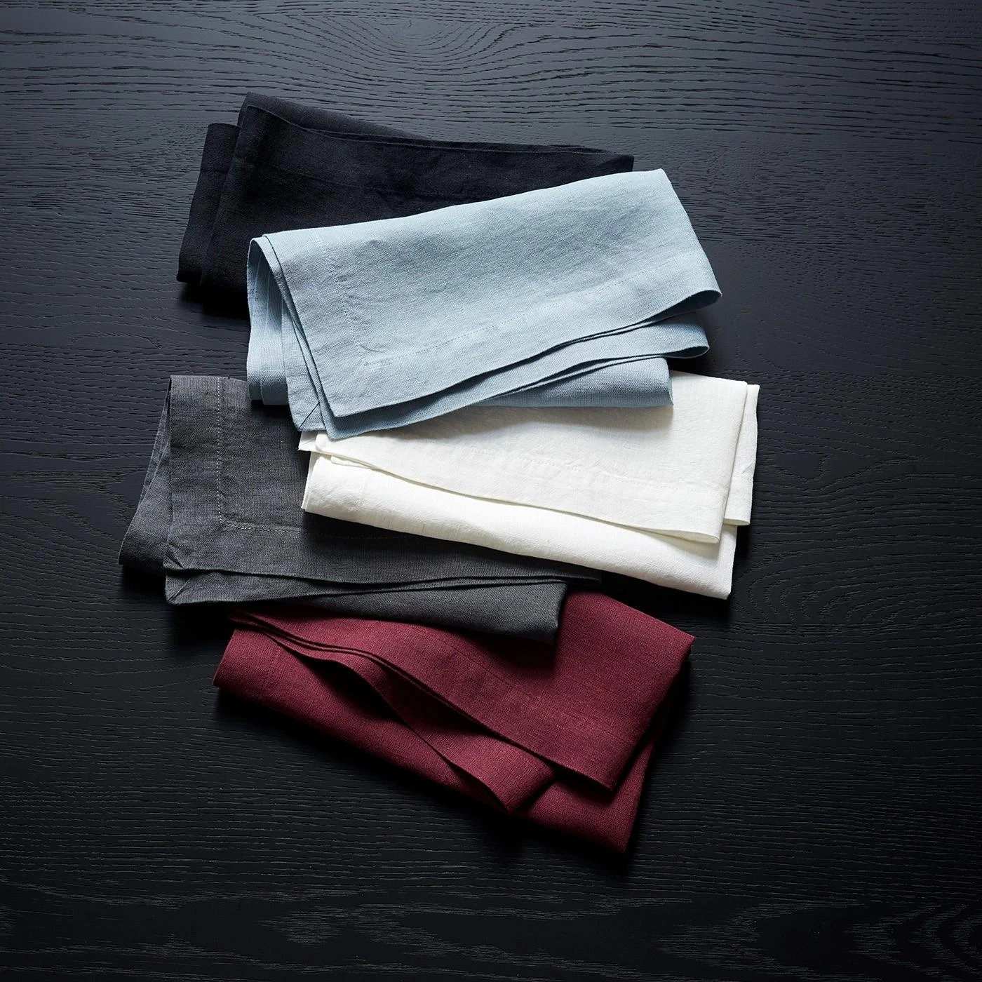 Linen Black Napkin 8pc Bundle - Image 15