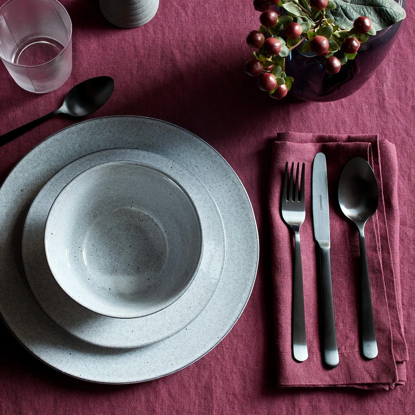 Grace Gray 12pc Dinnerware Bundle - Image 10