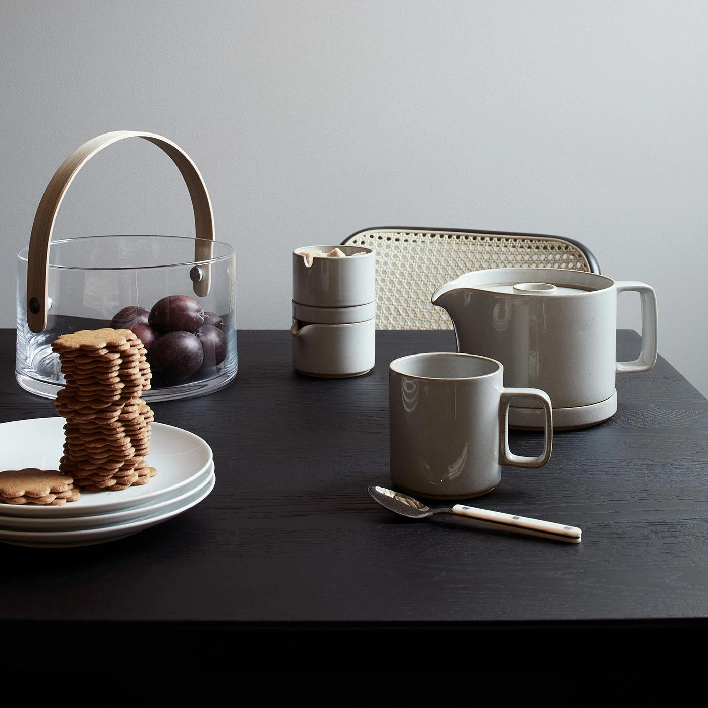 Hasami Gloss Gray Creamer - Image 9