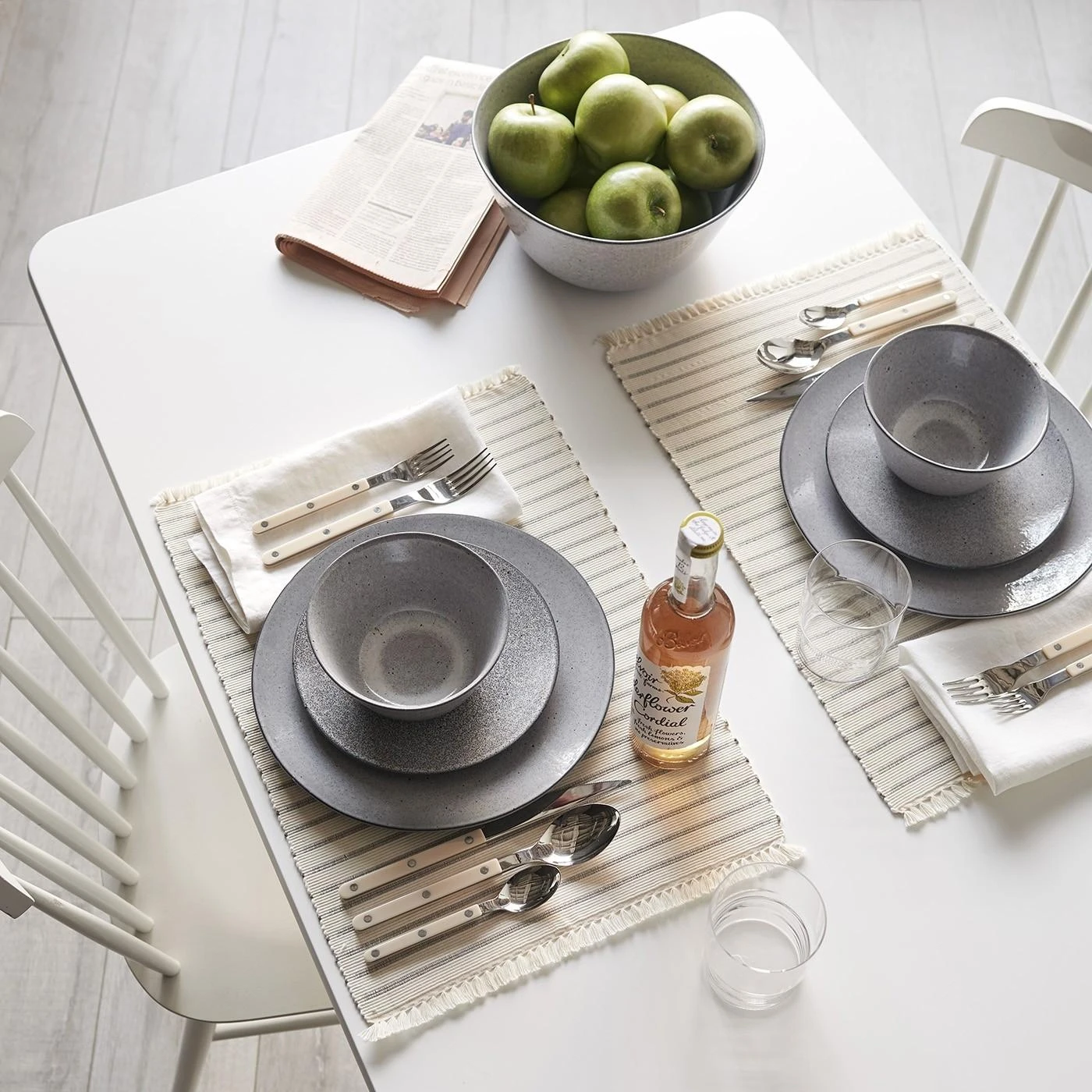 Grace Gray 3pc Dinnerware Set - Image 11