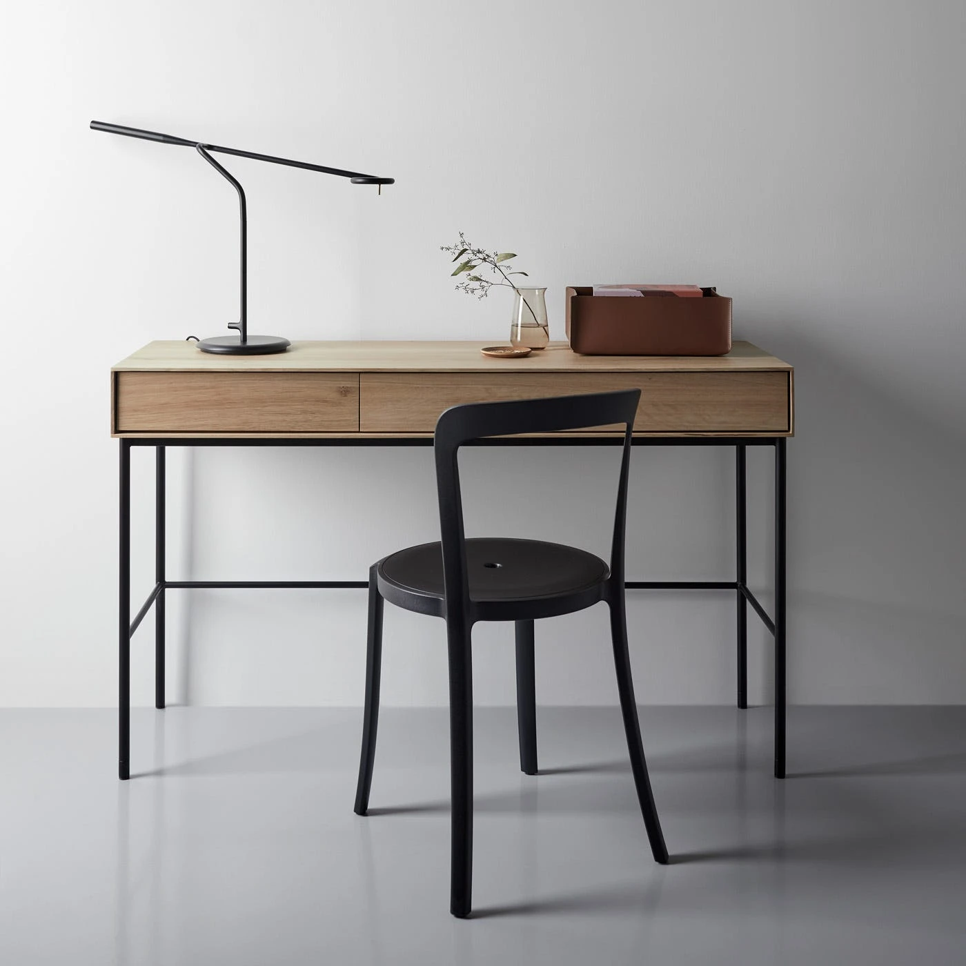 Rectangular Pecan Leather Storage Bins Set Of 2 - Image 10