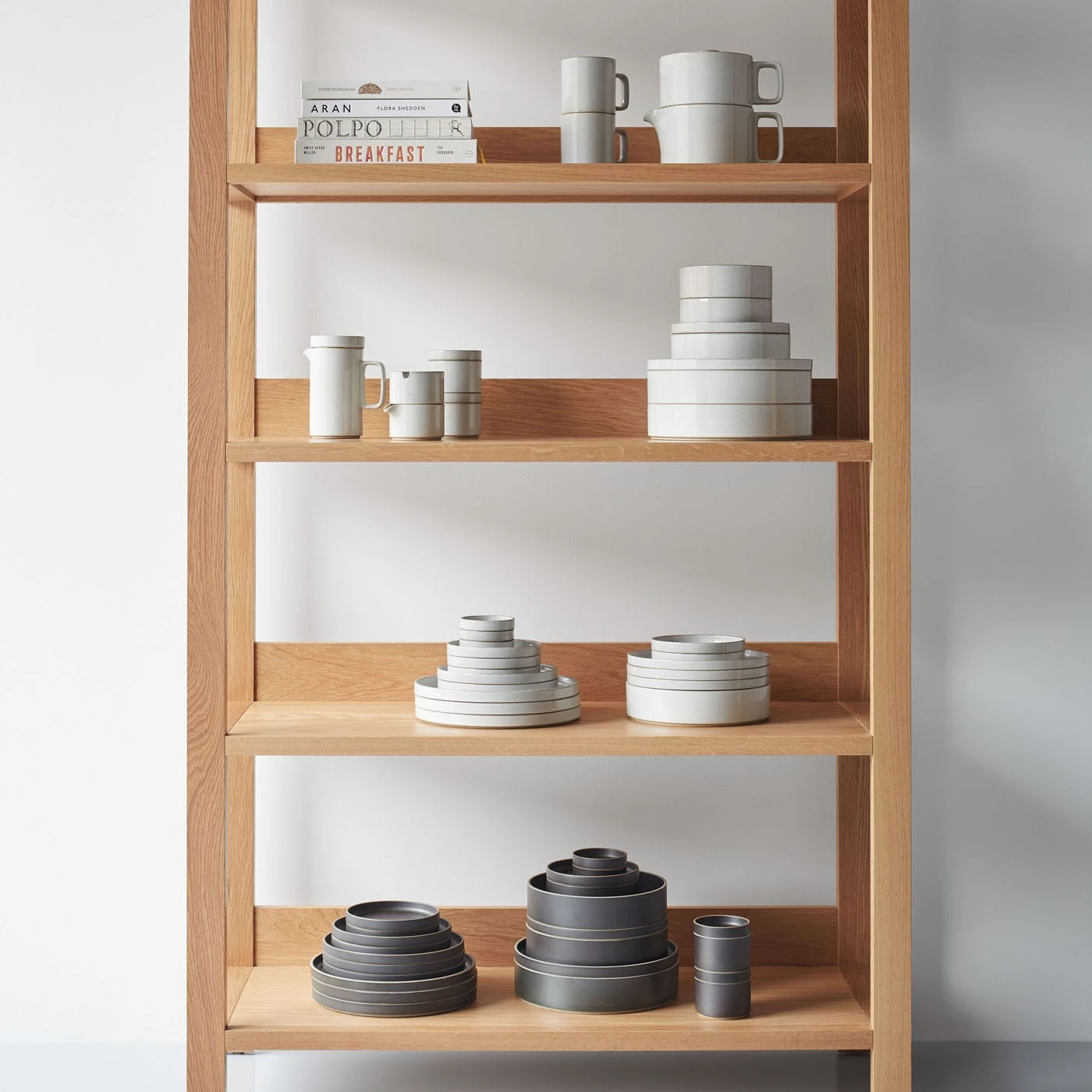 Hasami Gloss Gray Bowl Set Of 5 - Image 14